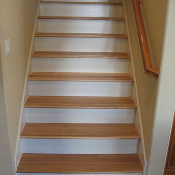 Hickory Natural Stairs