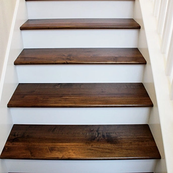 Maple Antique Handscraple Engineered Wood Stairs Urban 4 412146