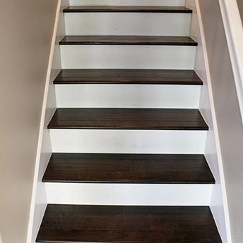 Maple Bella Handscraped Engineered Wood Stairs BelAir 1
