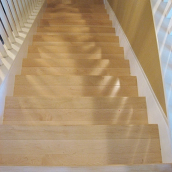 Maple Natural Smooth Engineered Wood Stairs Garrison 3