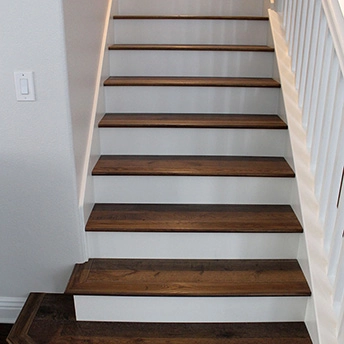 Oak 17 Mile White Wash European Engineered Wood Stairs Oasis Brown 1 338473