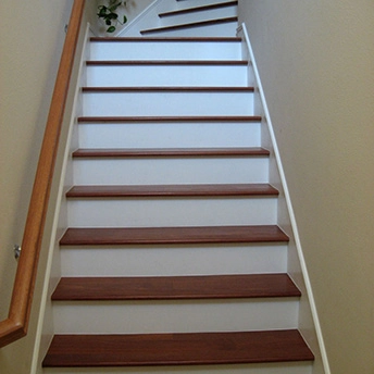 Santos Mahogany Wood Stairs 3 795186