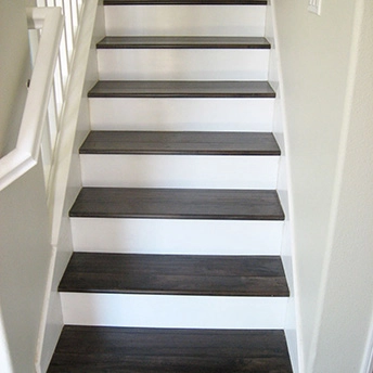 Smoked Almond Distressed Laminate Stairs Eternity 5 496185