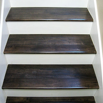 Smoked Almond Distressed Laminate Stairs Eternity 6 663867