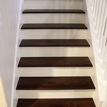 Walnut Haleakala Handscraped Engineered Wood Stairs Mamre 6 668372