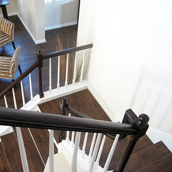 Walnut Harrington Distressed Laminate Stairs Eternity 2 654340