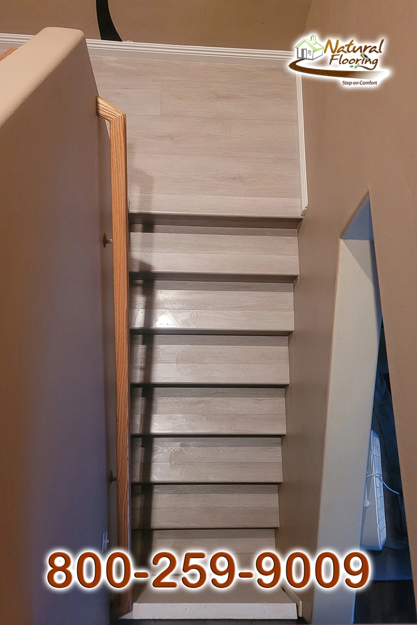 Closed Stairs, Floor Riser without Skirtboard