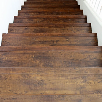 Dark Walnut Laminate Stairs Eastwood 1