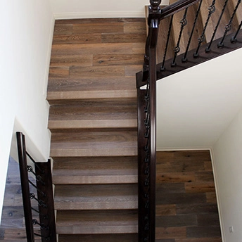 Oak Coast Icon White Wash Engineered Wood Stairs Oasis 2