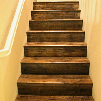 Prairie Gold Distressed Laminate Stairs Eternity 1