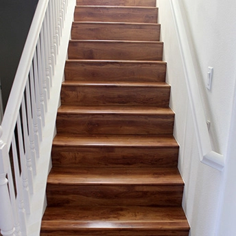 SatinWood Laminate Stairs Tecsun 1