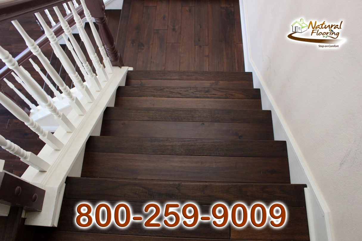 Closed Stairs, Floor Riser with White Skirtboard