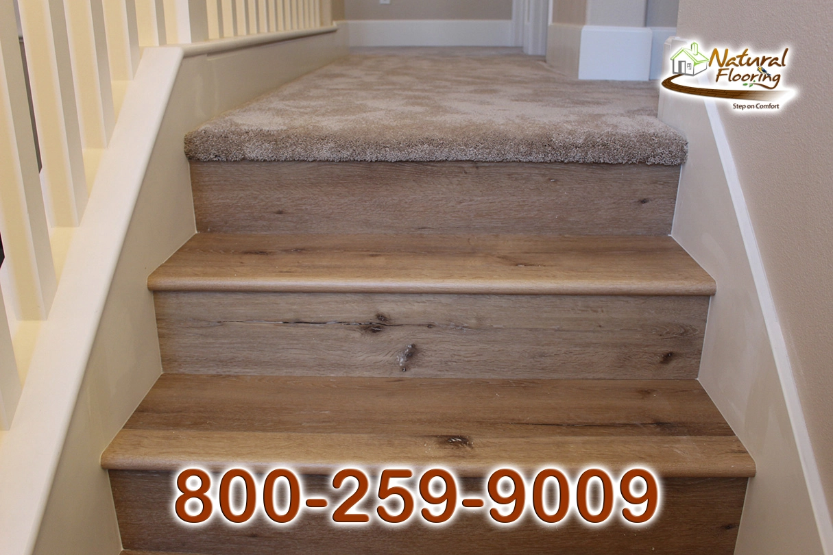 Closed Stairs, Floor Riser with White Skirtboard
