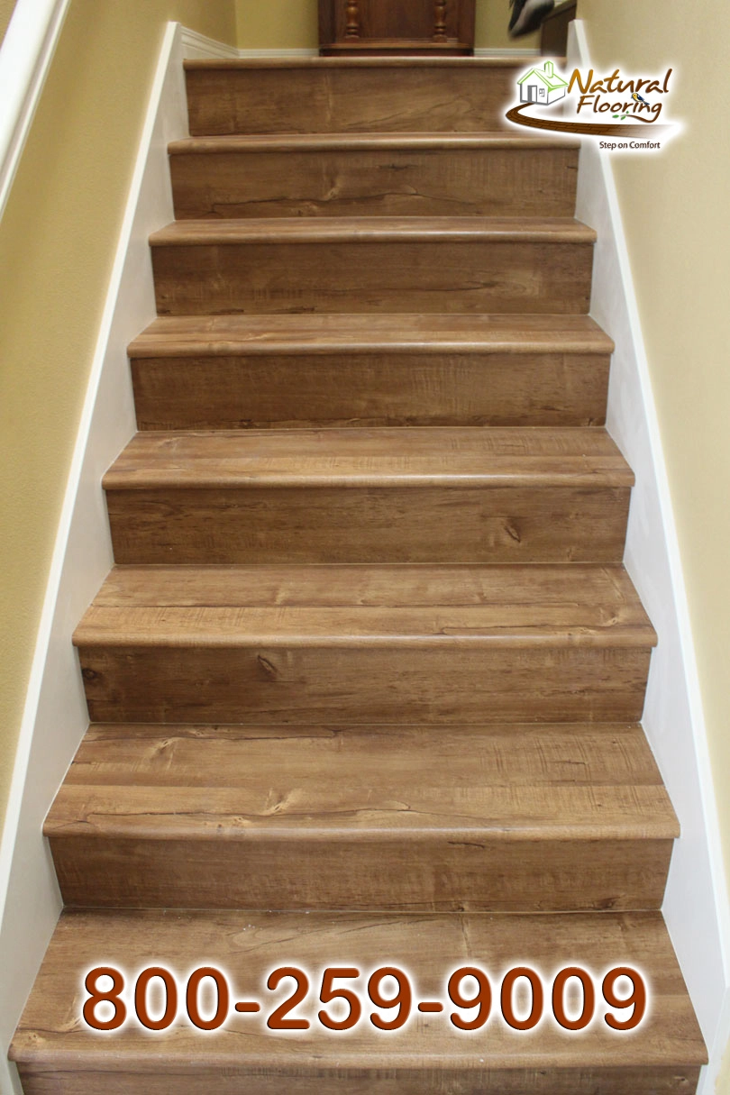 Closed Stairs, Floor Riser with White Skirtboard