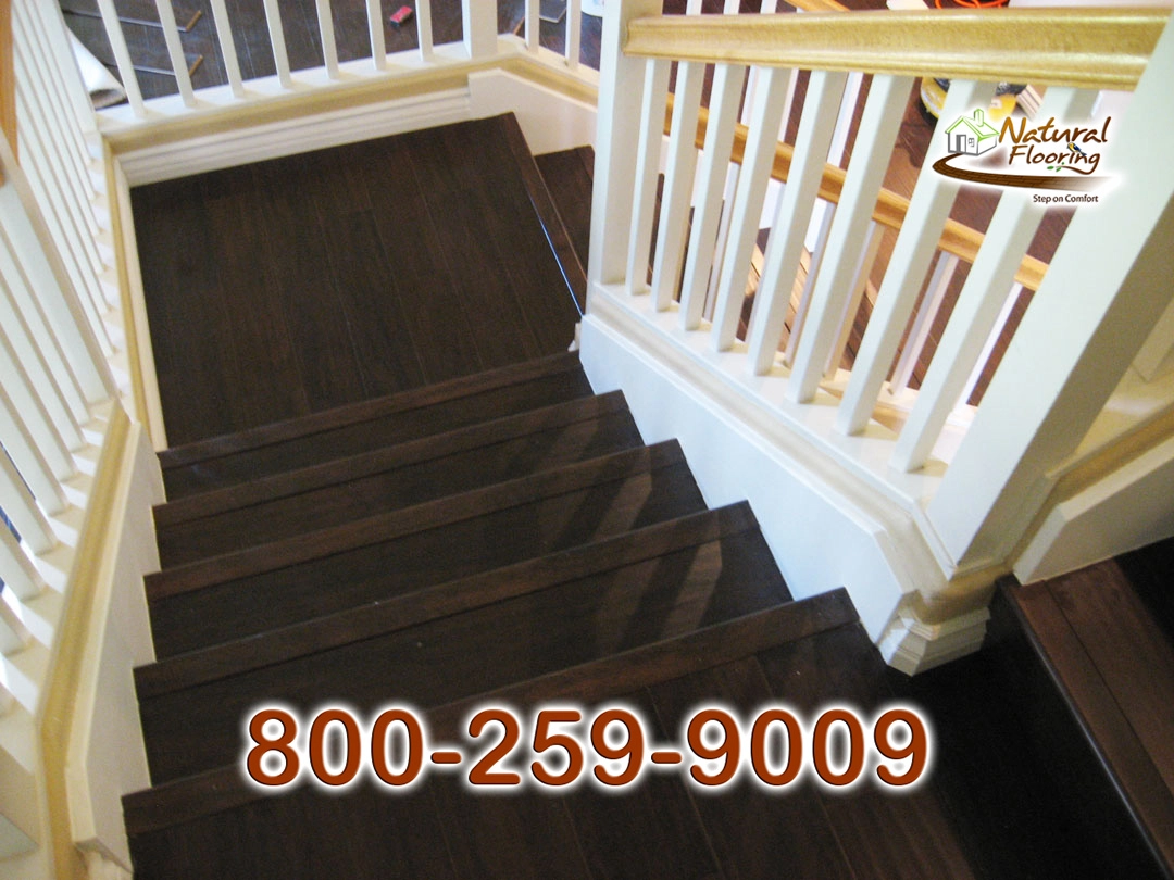 Closed Stairs, Floor Riser with White Skirtboard