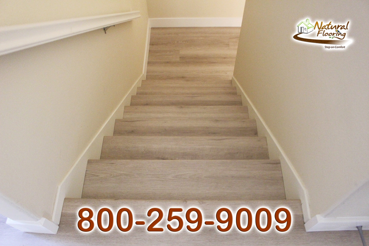 Closed Stairs, Floor Riser with White Skirtboard