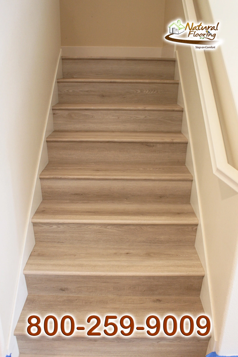 Closed Stairs, Floor Riser with White Skirtboard