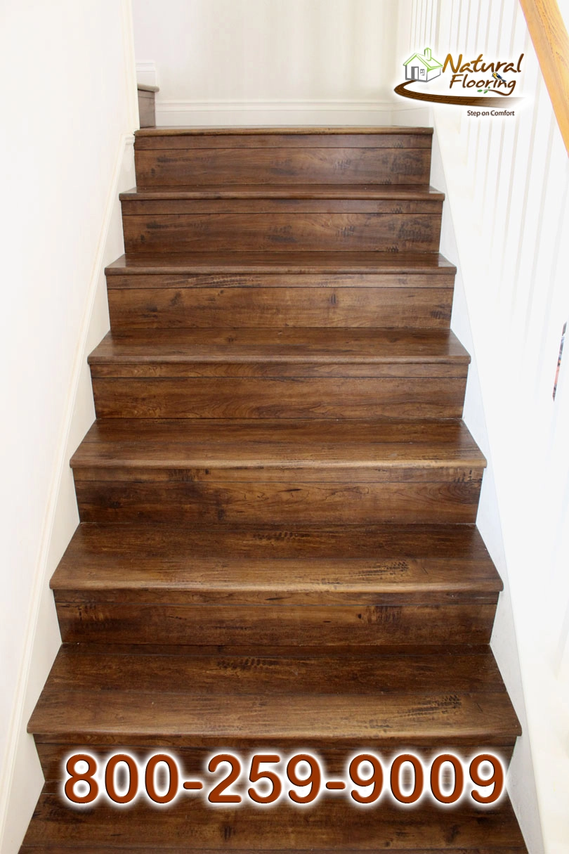 Closed Stairs, Floor Riser with White Skirtboard
