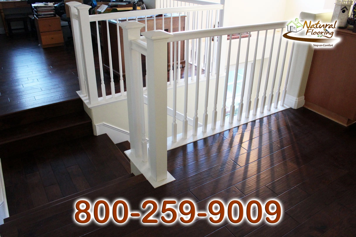 Closed Stairs, Floor Riser with White Skirtboard