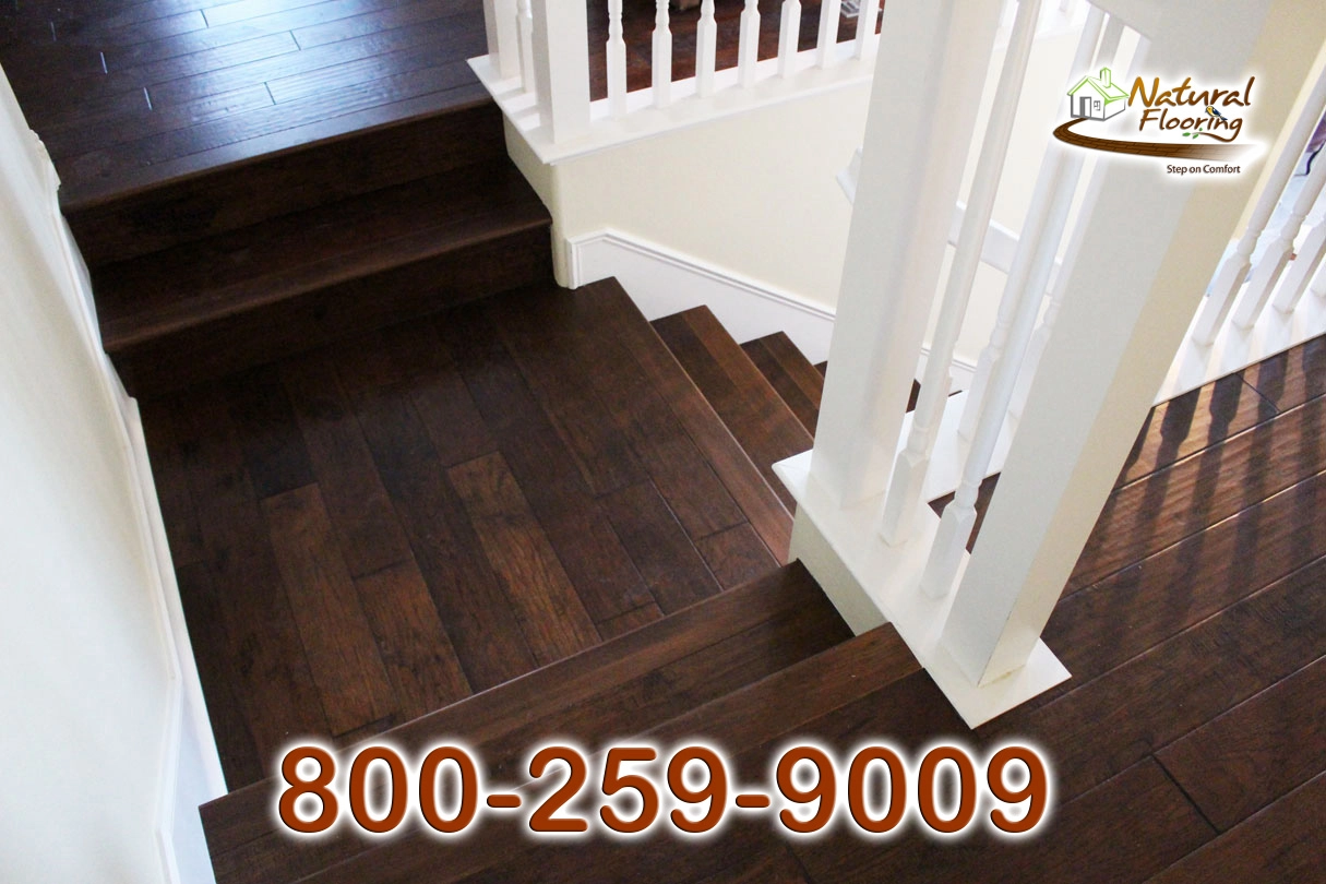 Closed Stairs, Floor Riser with White Skirtboard