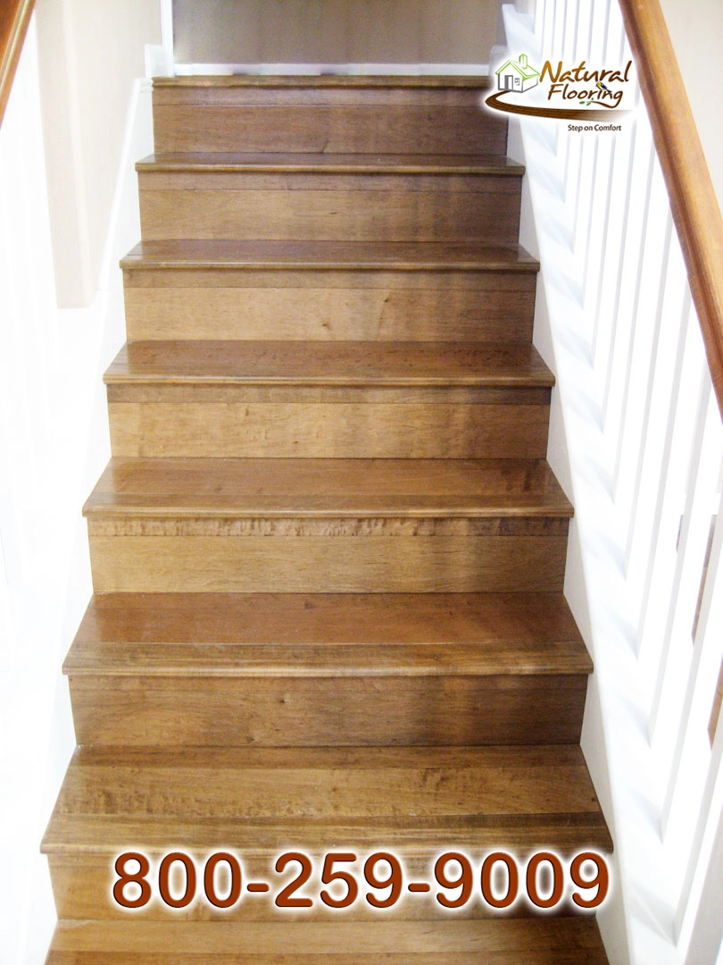 Closed Stairs, Floor Riser with White Skirtboard