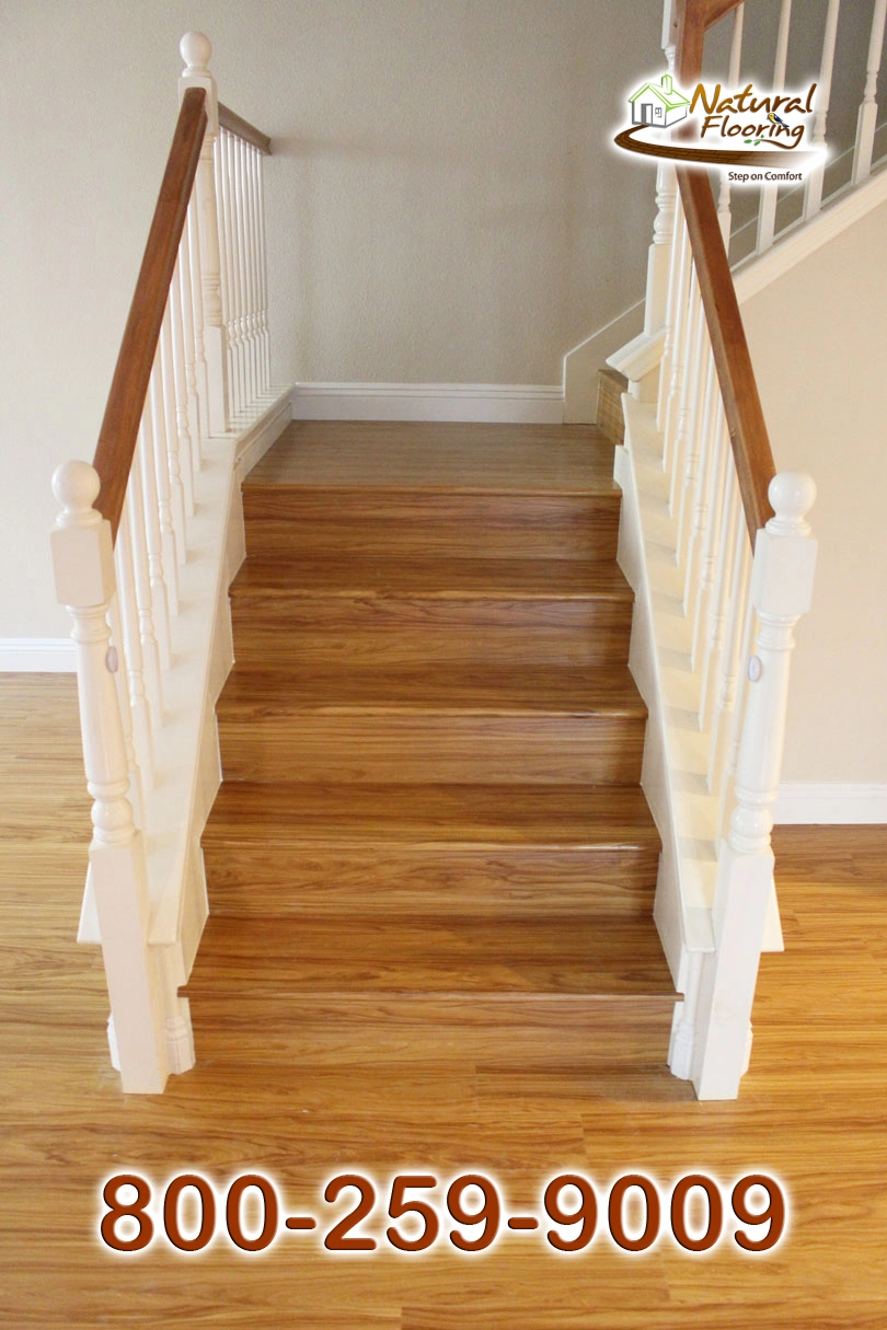 Closed Stairs, Floor Riser with White Skirtboard