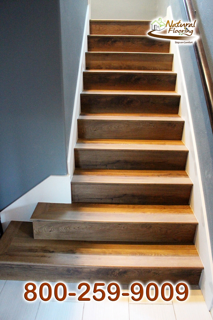 Closed Stairs, Floor Riser with White Skirtboard