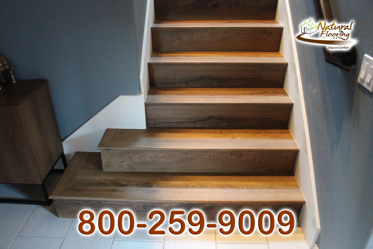 Closed Stairs, Floor Riser with White Skirtboard