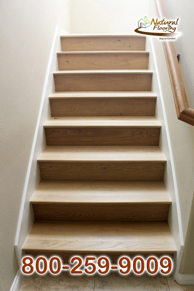 Closed Stairs, Floor Riser with White Skirtboard