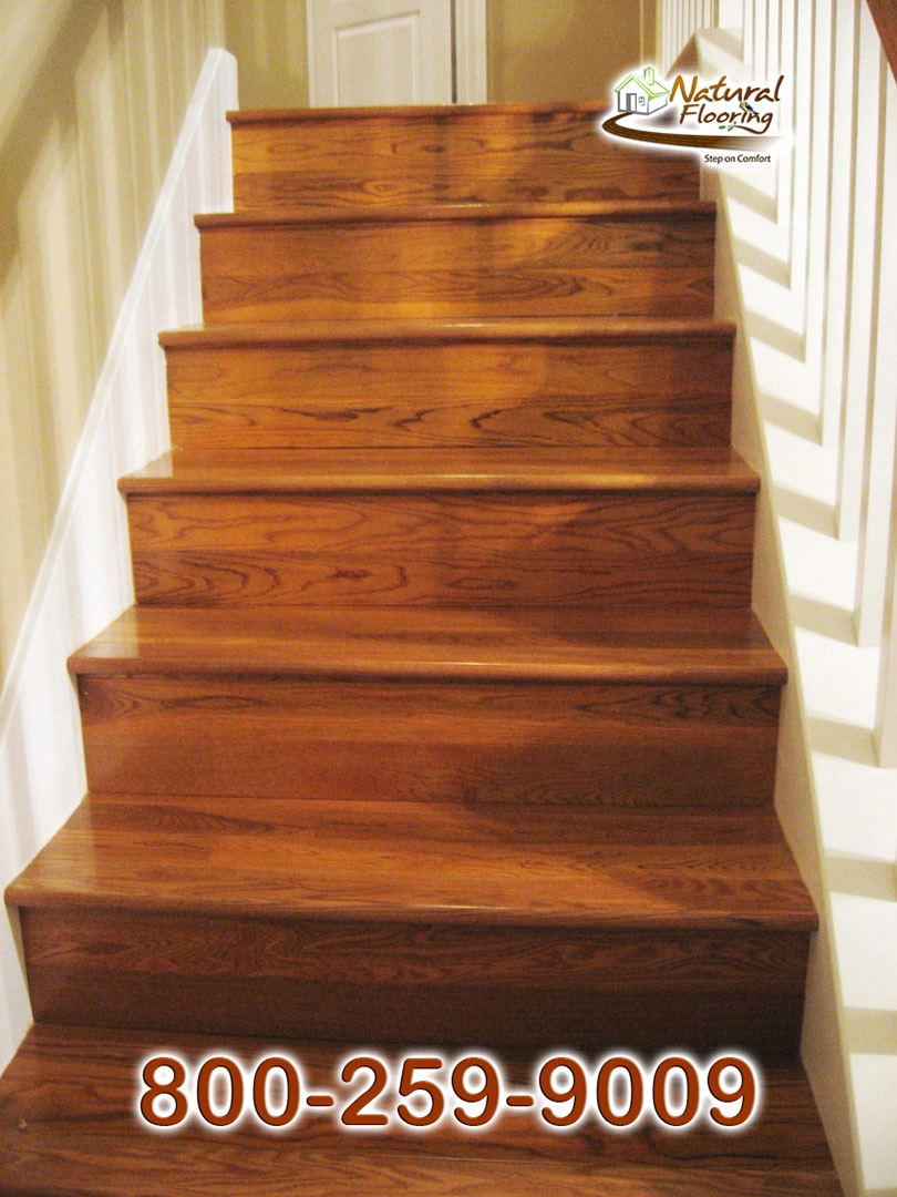 Closed Stairs, Floor Riser with White Skirtboard
