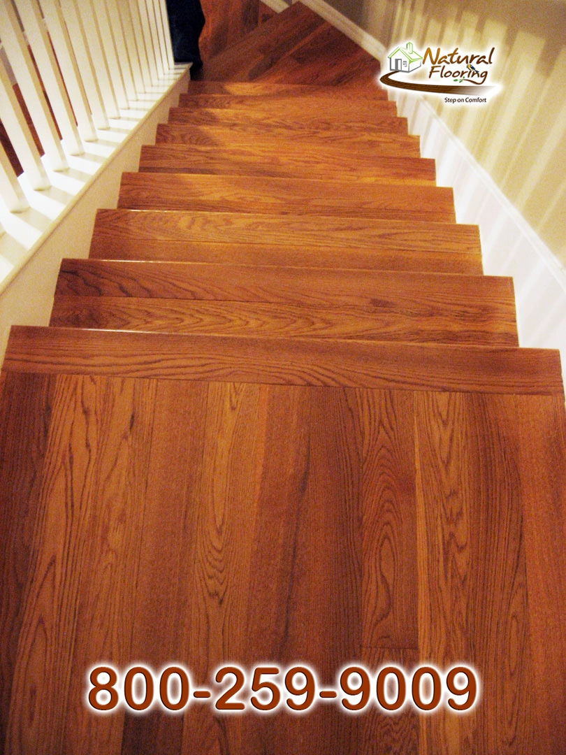 Closed Stairs, Floor Riser with White Skirtboard