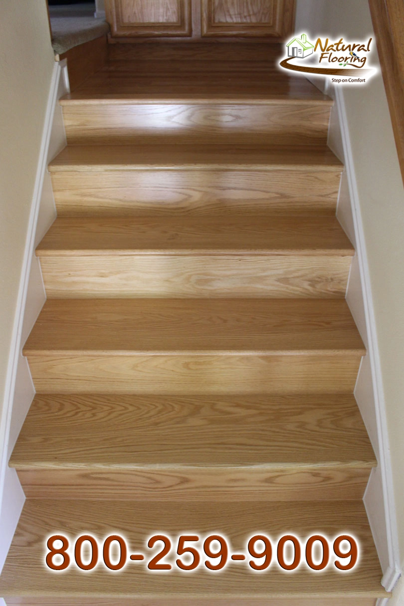 Closed Stairs, Floor Riser with White Skirtboard