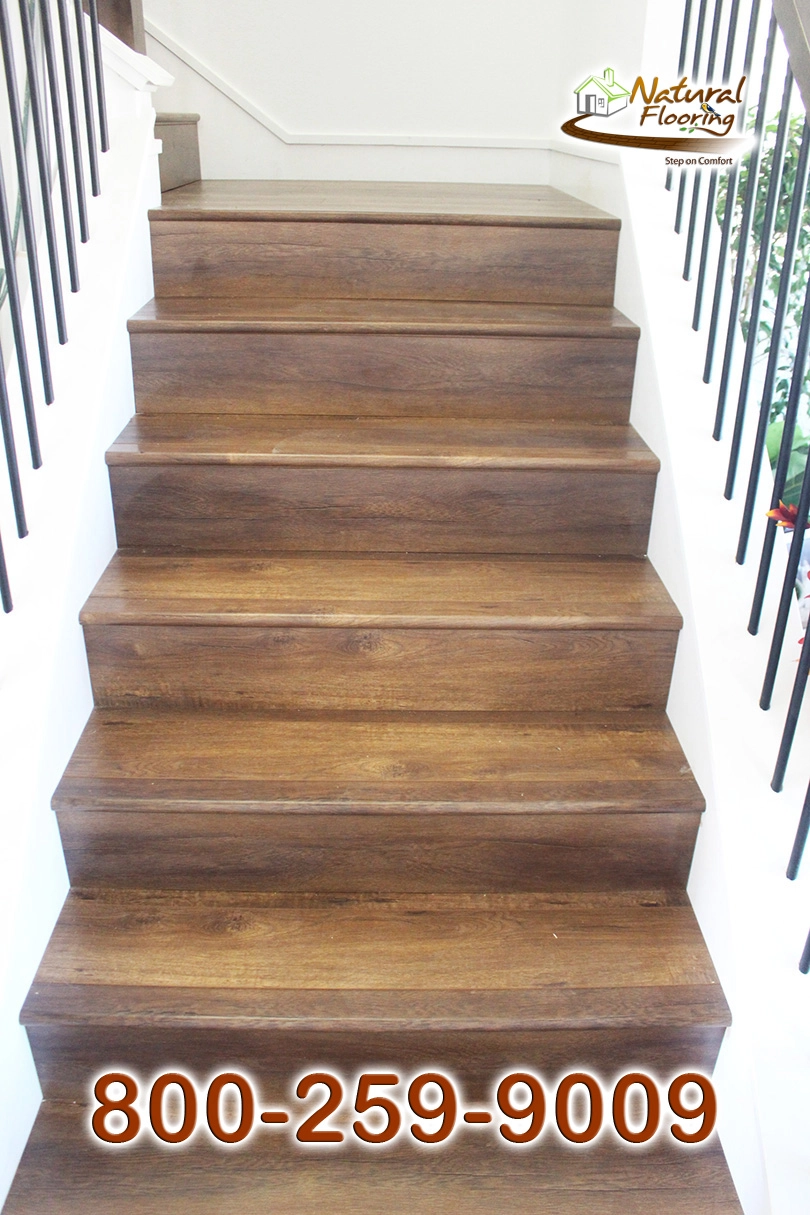 Closed Stairs, Floor Riser with White Skirtboard