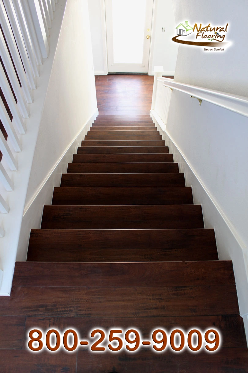 Closed Stairs, Floor Riser with White Skirtboard
