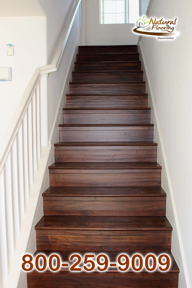 Closed Stairs, Floor Riser with White Skirtboard