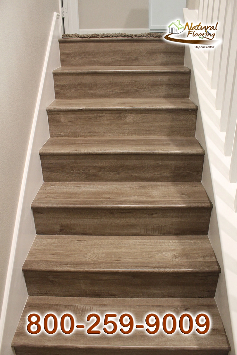 Closed Stairs, Floor Riser with White Skirtboard