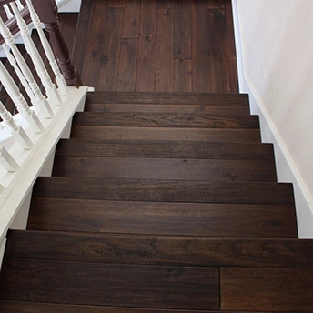Acacia Exotic Walnut Distressed Engineered Wood Stairs Elegance 2