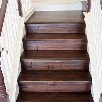 Acacia Exotic Walnut Distressed Engineered Wood Stairs Elegance 3