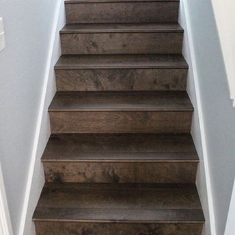 Birch Saturn Oasis Smooth Engineered Wood Stairs 2