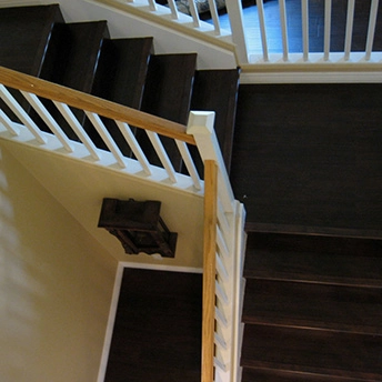 Chocolate Walnut Laminate Stairs 3