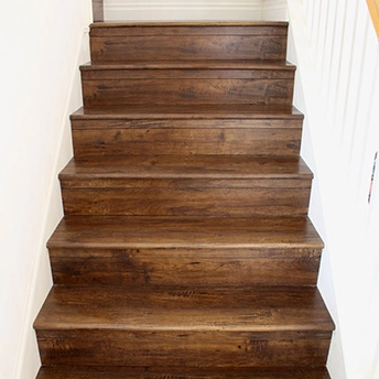 Harvest Gold Distressed Laminate Stairs Republic 2