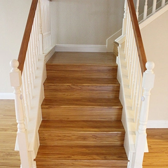 Maple Wheat Distressed Laminate Stairs Eastwood 2
