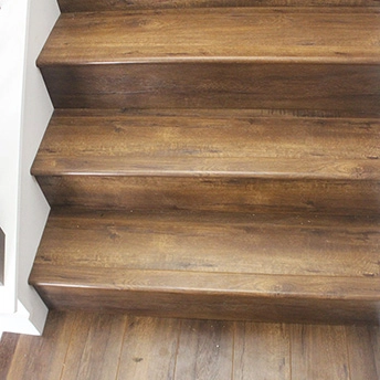 Vintage Barrel Oak Laminate Stairs Tecsun 1