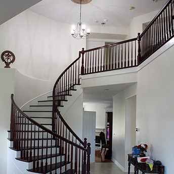 Curupay Brown Wood Stairs 2