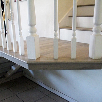 Silver Lake Laminate Floating Stairs 5