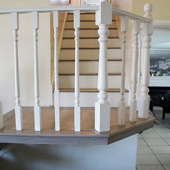 Silver Lake Laminate Floating Stairs 6