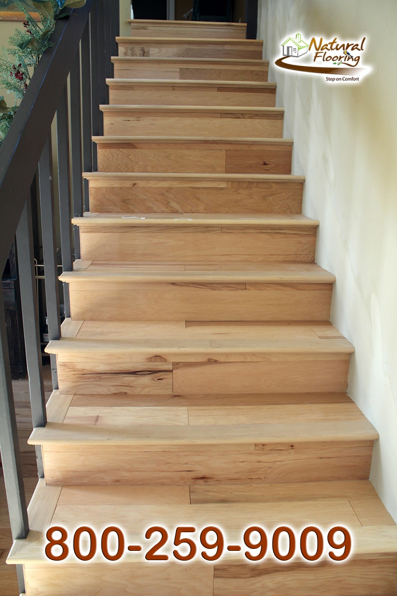 Opened Stairs, Floor Riser without Skirtboard