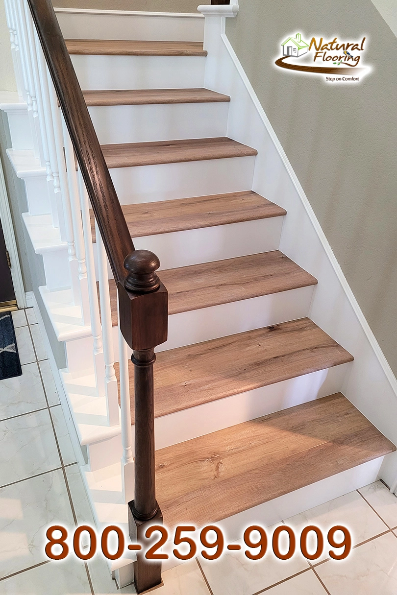 Opened Stairs, White Skirtboard, and False Treads & Riser