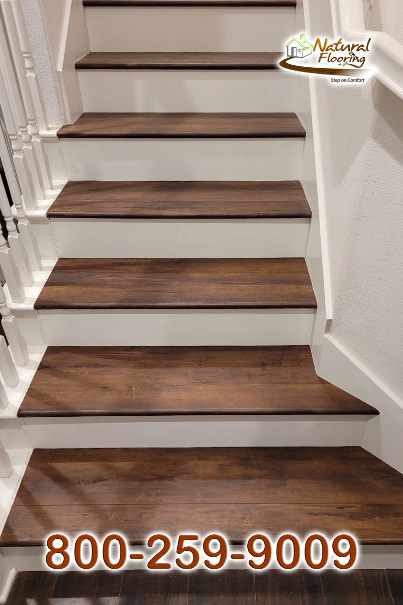 Opened Stairs, White Skirtboard, and False Treads & Riser