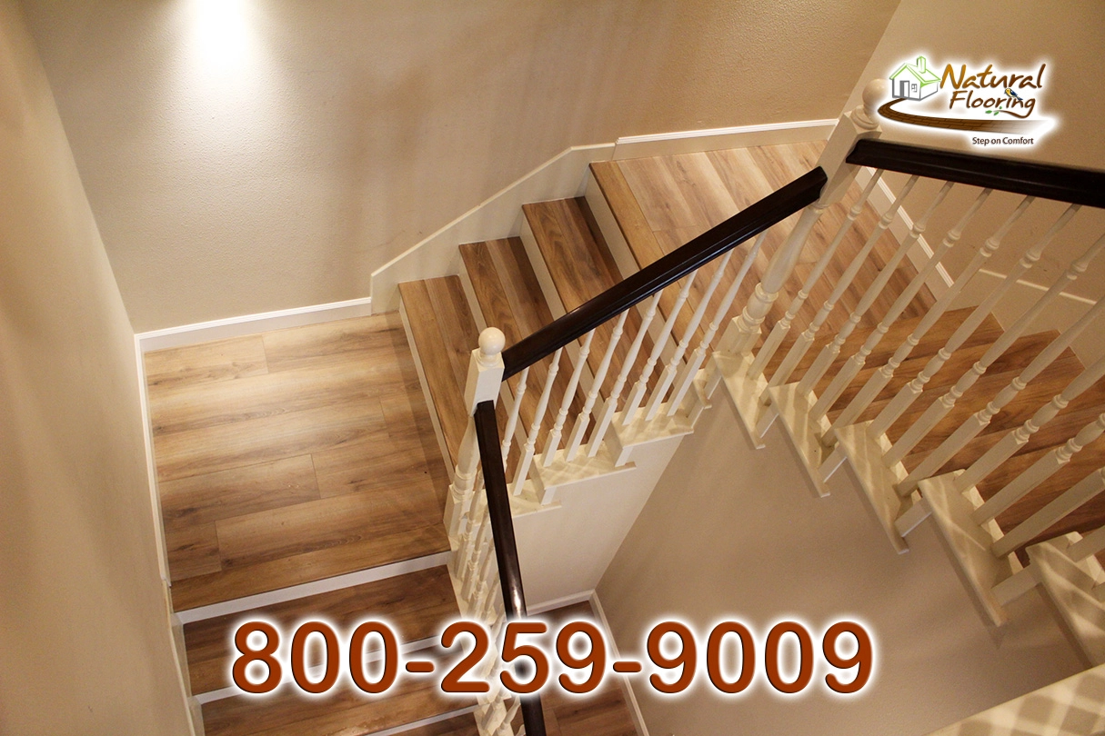 Opened Stairs, White Skirtboard, and False Treads & Riser